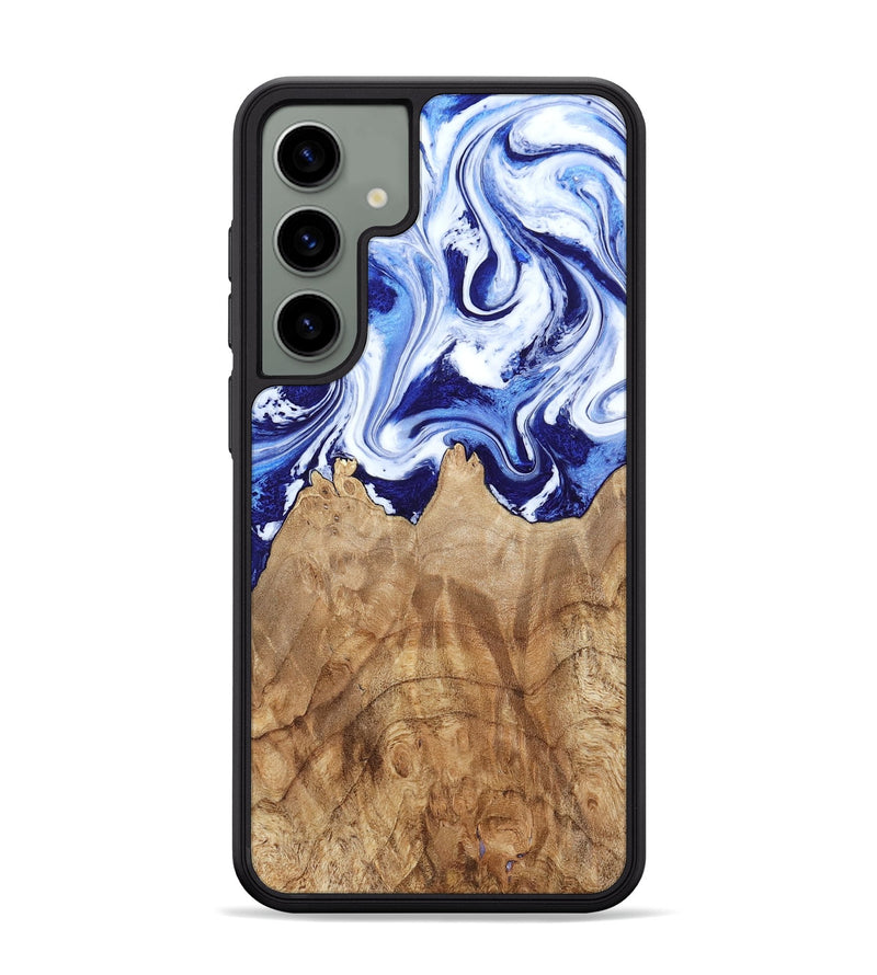 Galaxy S24 Plus Wood Phone Case - Maybell (Blue, 800805)
