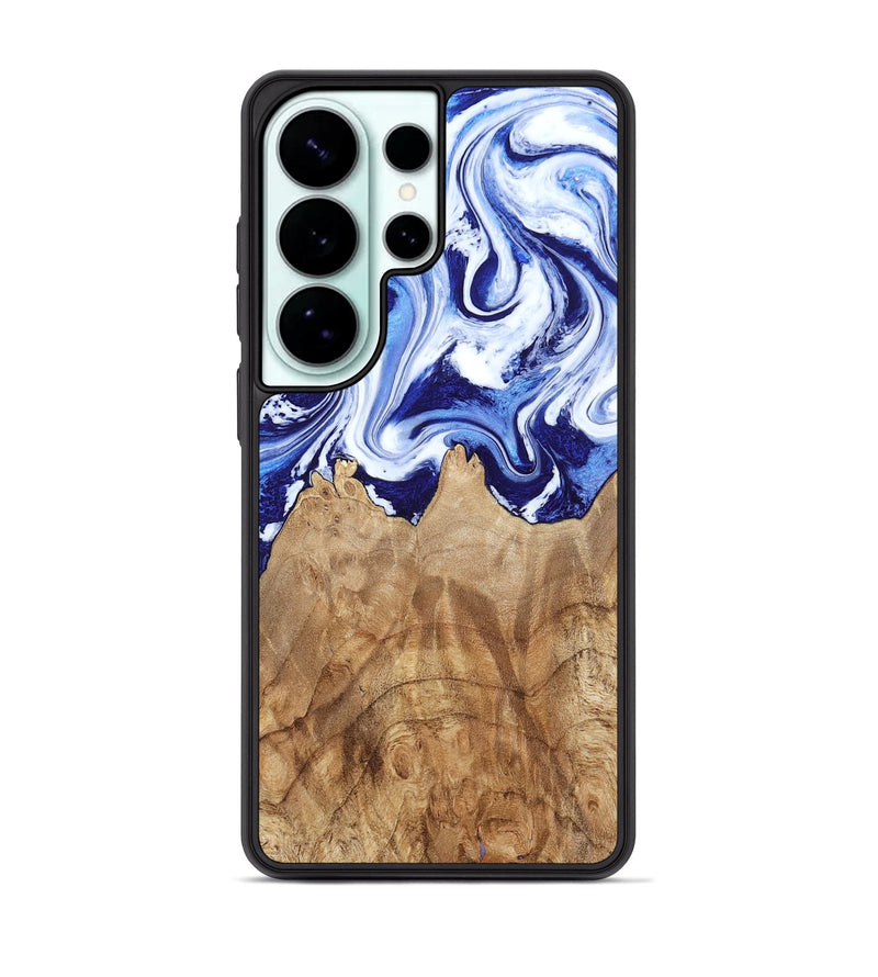 Galaxy S26 Ultra Wood Phone Case - Maybell (Blue, 800805)