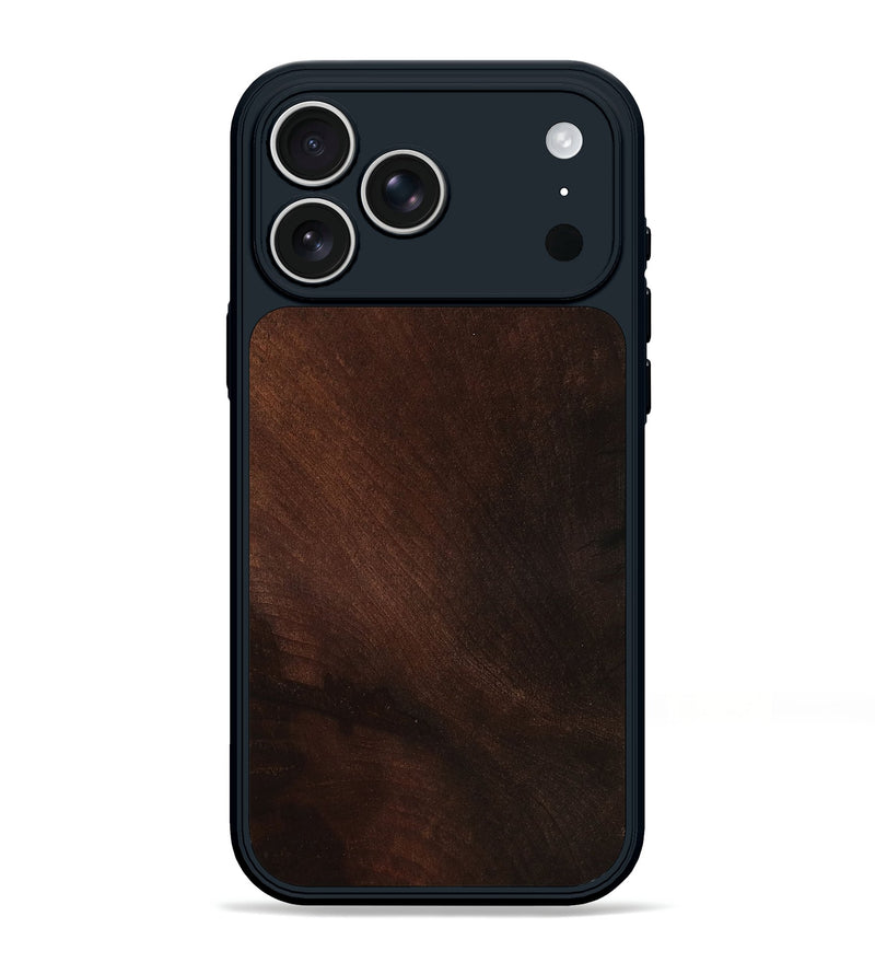 iPhone 17 Pro Max Wood Phone Case - Iris (Wood Burl, 800903)