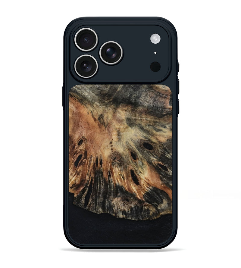 iPhone 17 Pro Max Wood Phone Case - Wrenley (Wood Burl, 800905)