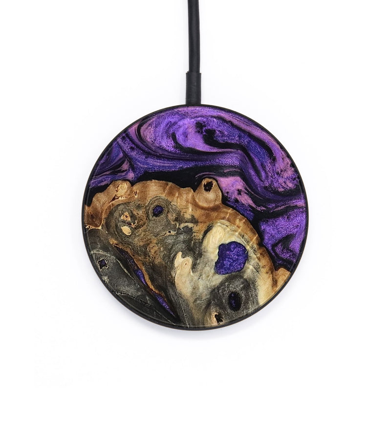 Circle Wood Wireless Charger - Legacy (Purple, 800992)