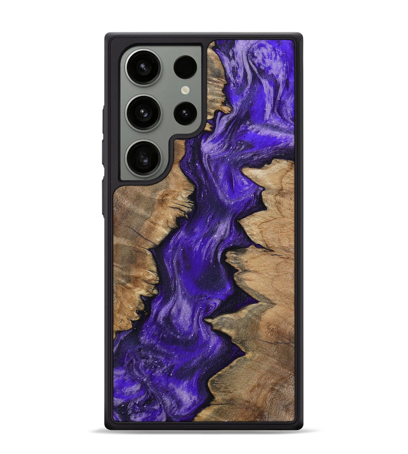 Galaxy S24 Ultra Wood Phone Case - Joselyn (Purple, 800993)