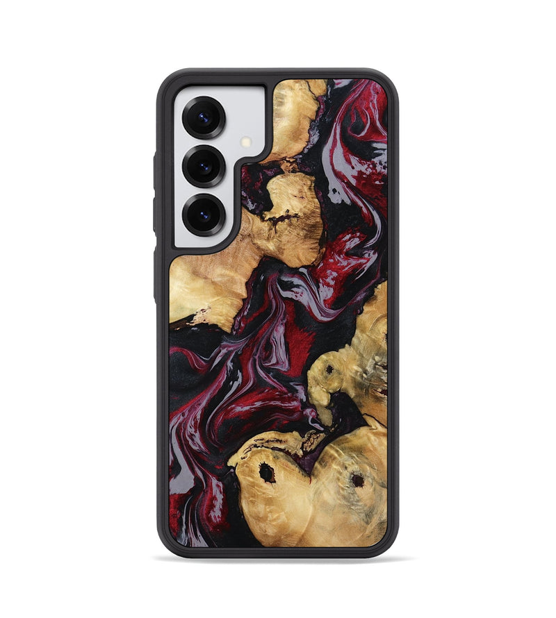 Galaxy S25 Wood Phone Case - Arline (Red, 800998)