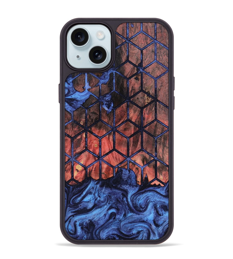 iPhone 15 Plus Wood Phone Case - Cathie (Pattern, 801039)
