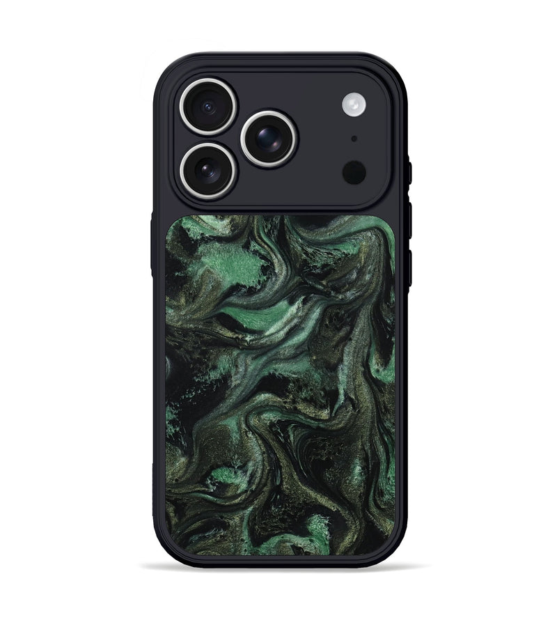 iPhone 17 Pro ResinArt Phone Case - Carina (Green, 801064)