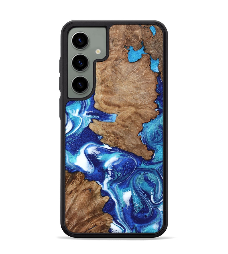 Galaxy S24 Plus Wood Phone Case - Kaeden (Blue, 801089)
