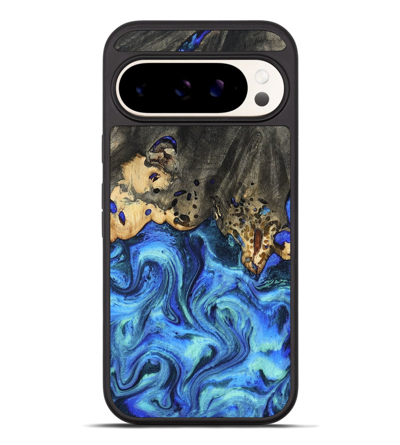 Pixel 10 Pro XL Wood Phone Case - Perry (Blue, 801095)