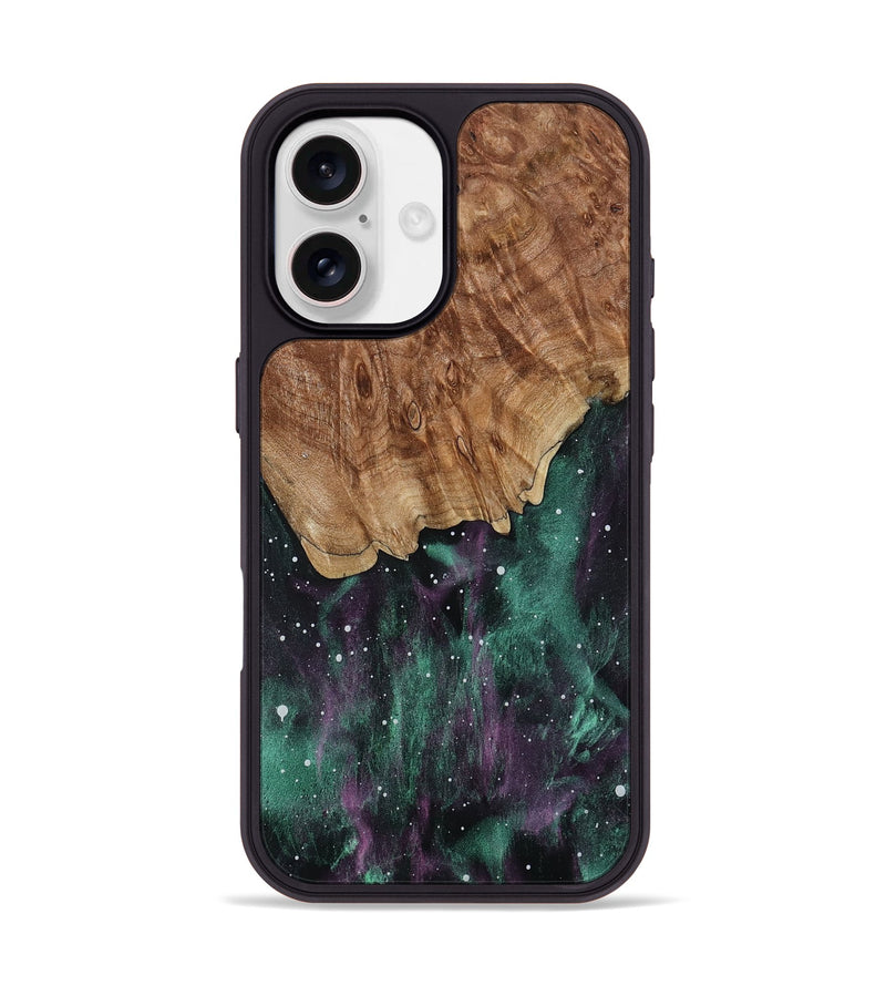iPhone 17 Wood Phone Case - Carmine (Cosmos, 801154)