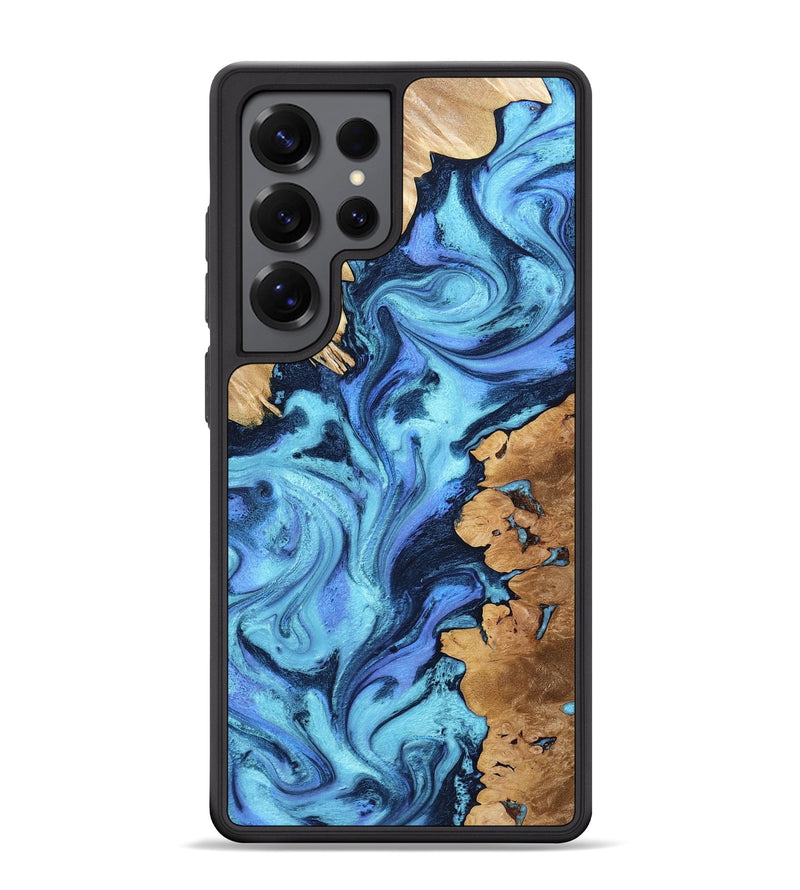 Galaxy S25 Ultra Wood Phone Case - Rolla (Blue, 801225)