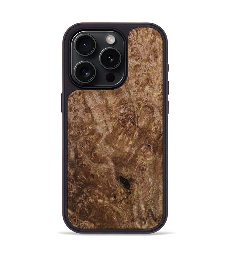 iPhone 15 Pro Wood Phone Case - Josette (Wood Burl, 801235)