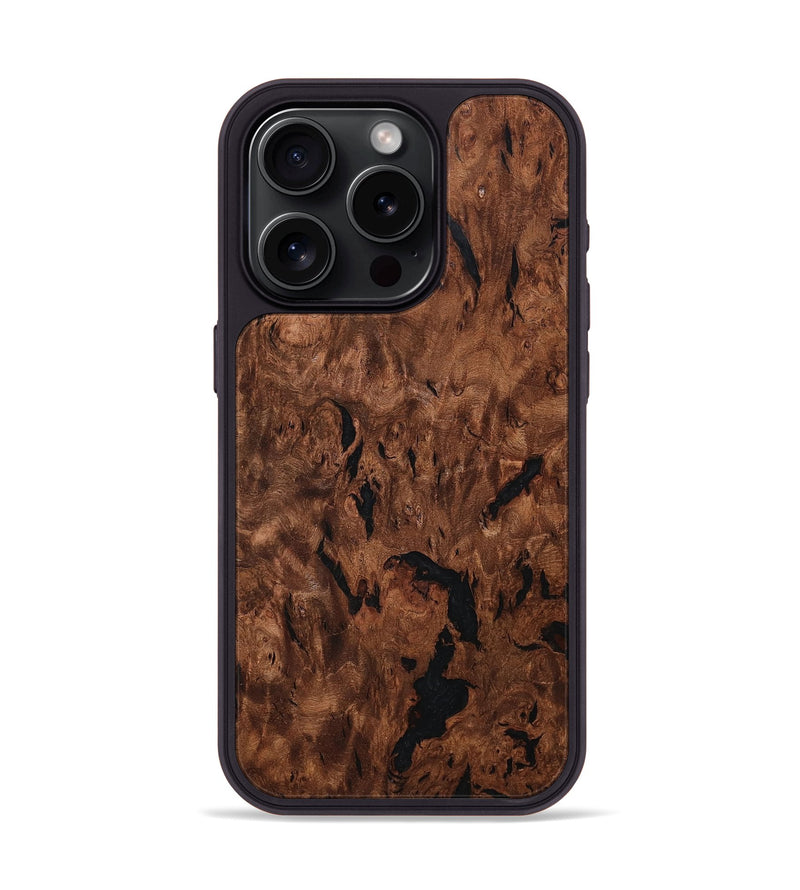 iPhone 15 Pro Wood Phone Case - Banks (Wood Burl, 801237)