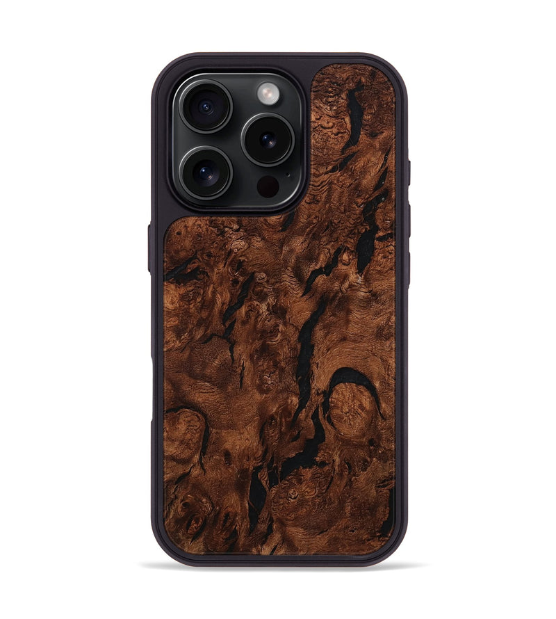 iPhone 16 Pro Wood Phone Case - Betsy (Wood Burl, 801240)