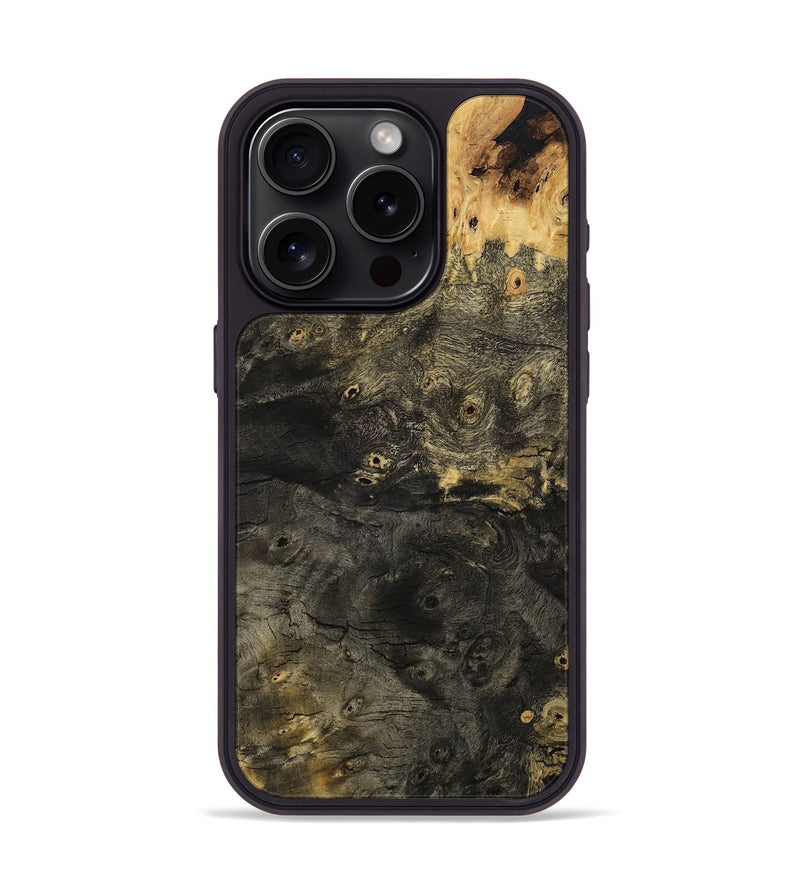 iPhone 15 Pro Wood Phone Case - Zachary (Wood Burl, 801249)