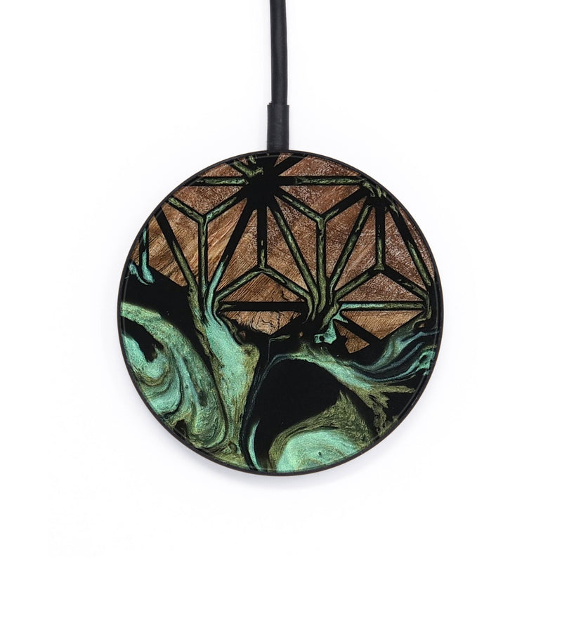 Circle Wood Wireless Charger - Ronny (Pattern, 801340)