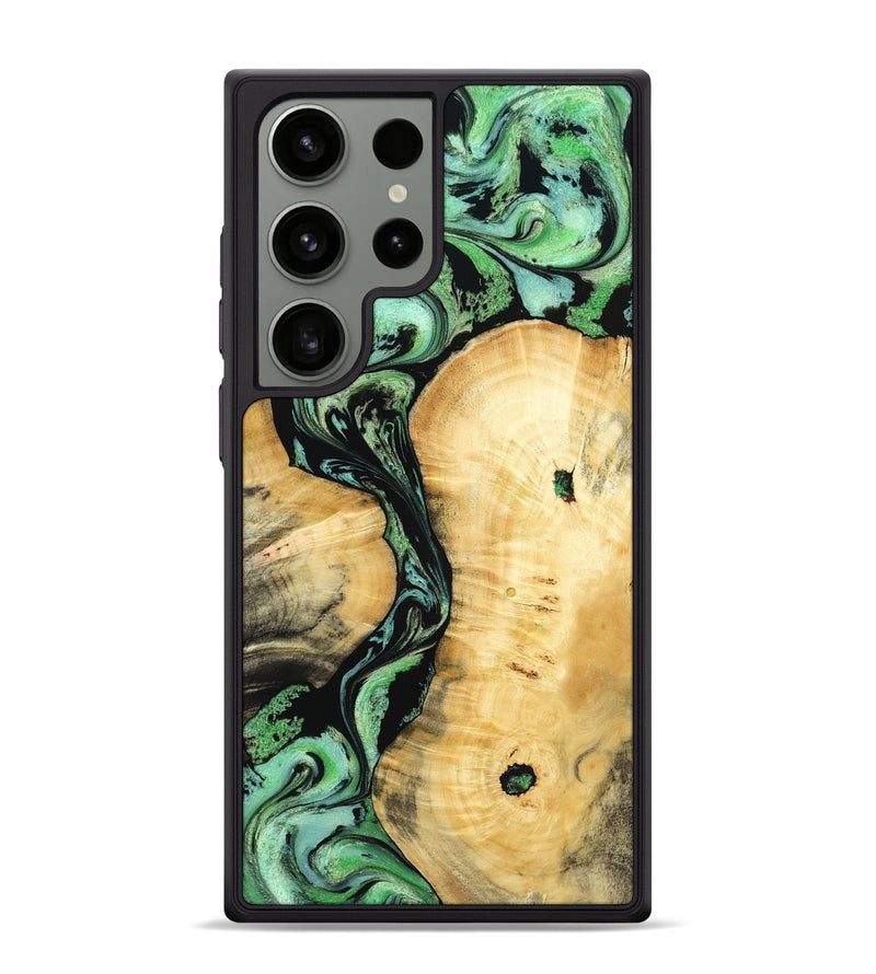 Galaxy S24 Ultra Wood Phone Case - Keith (Green, 801350)