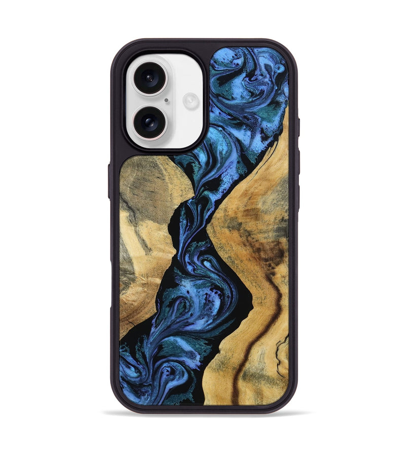 iPhone 17 Wood Phone Case - Arturo (Blue, 801373)
