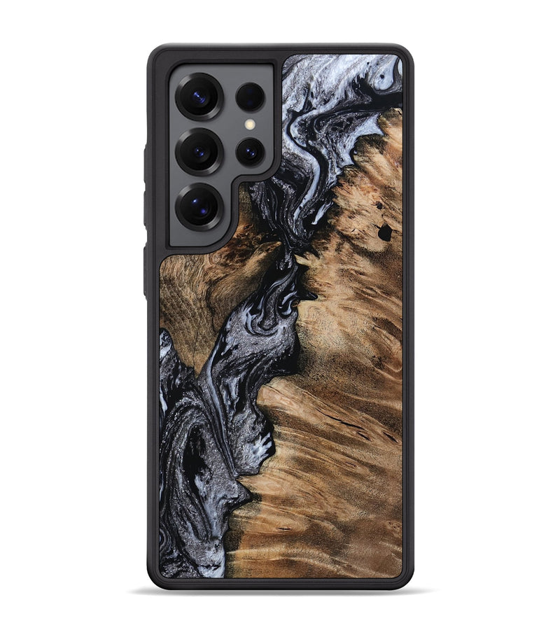 Galaxy S25 Ultra Wood Phone Case - Domingo (Black & White, 801399)