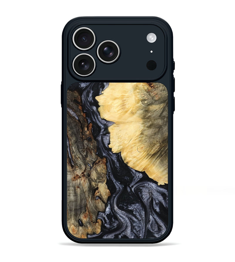 iPhone 17 Pro Max Wood Phone Case - Ofelia (Black & White, 801405)