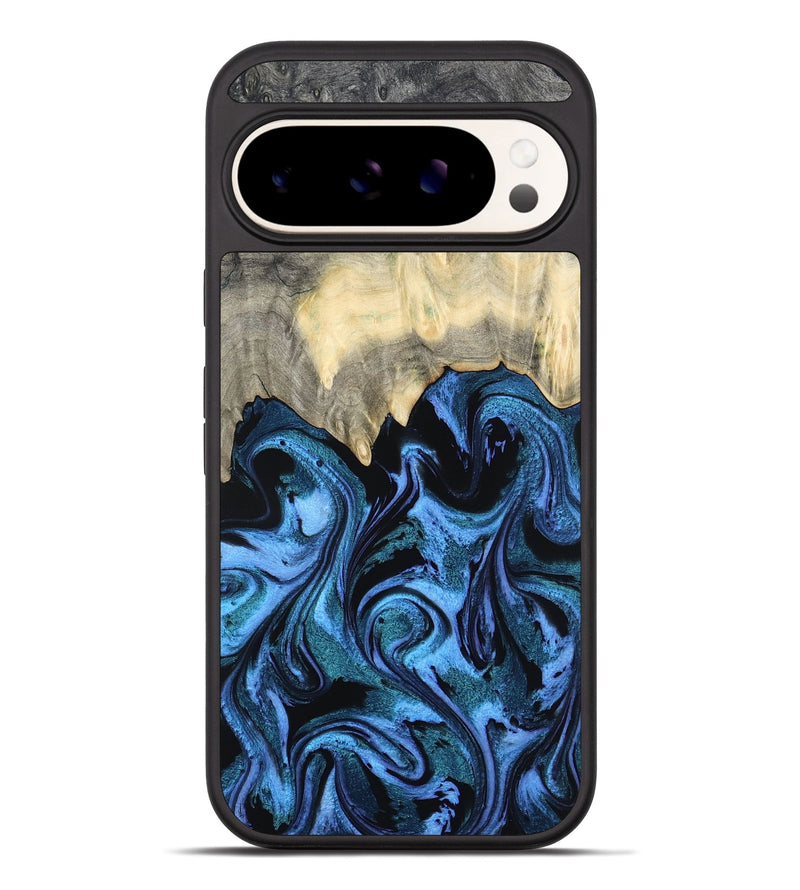 Pixel 10 Pro XL Wood Phone Case - Glenda (Blue, 801410)