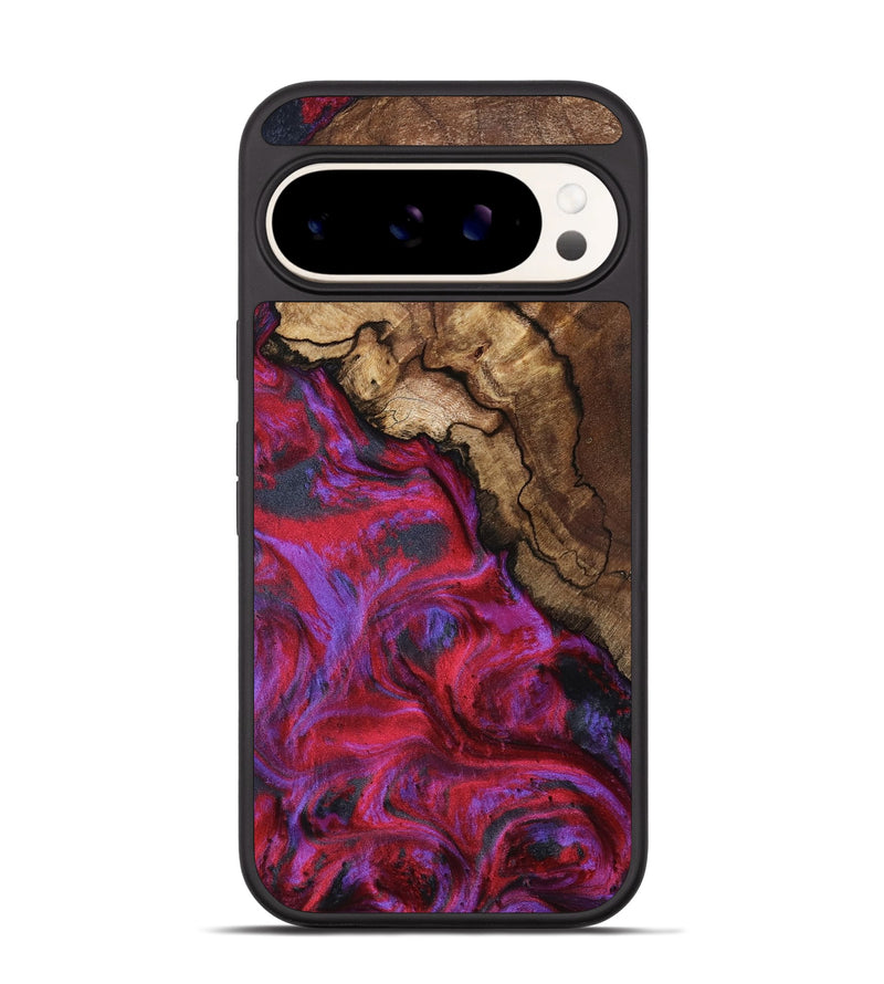 Pixel 9 Pro Wood Phone Case - Debbi (Red, 801426)
