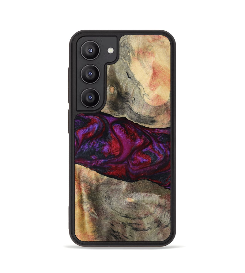 Galaxy S23 Wood Phone Case - Lydia (Red, 801427)
