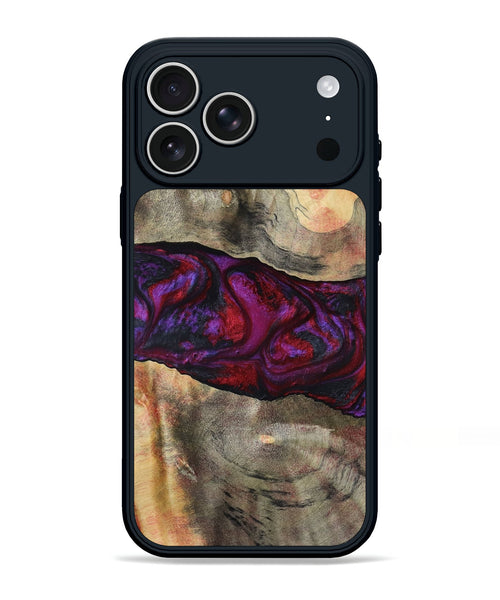 iPhone 17 Pro Max Wood Phone Case - Lydia (Red, 801427)
