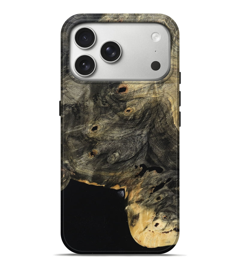 iPhone 17 Pro Max Wood Live Edge Phone Case - Barbara (Wood Burl, 801505)