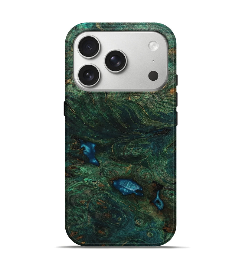 iPhone 17 Pro Wood Live Edge Phone Case - Dorene (Wood Burl, 801518)