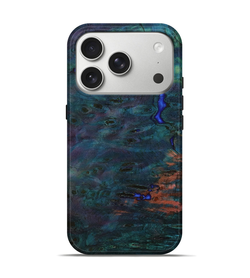 iPhone 17 Pro Wood Live Edge Phone Case - Dorotha (Wood Burl, 801520)