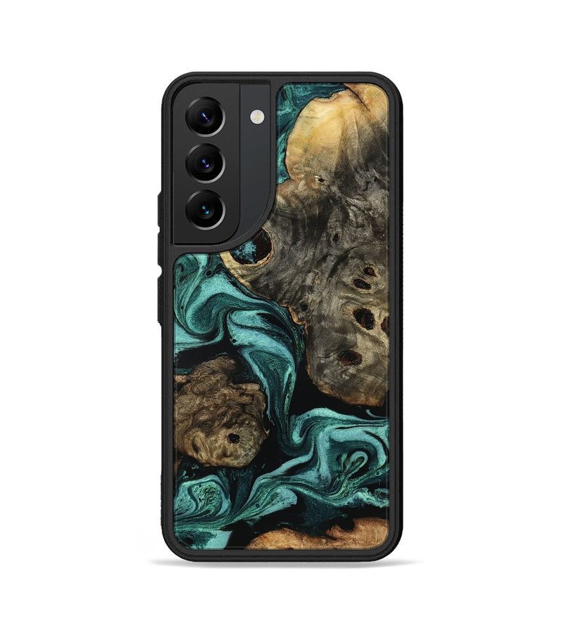 Galaxy S22 Wood Phone Case - Laney (Green, 801535)