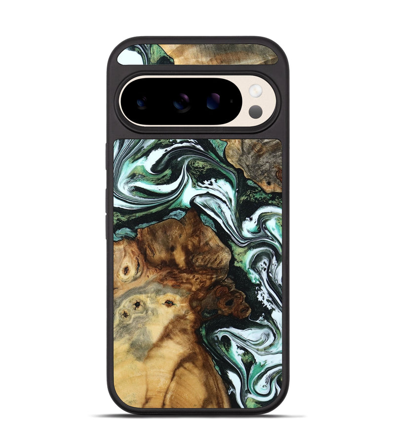 Pixel 10 Wood Phone Case - Josue (Green, 801543)