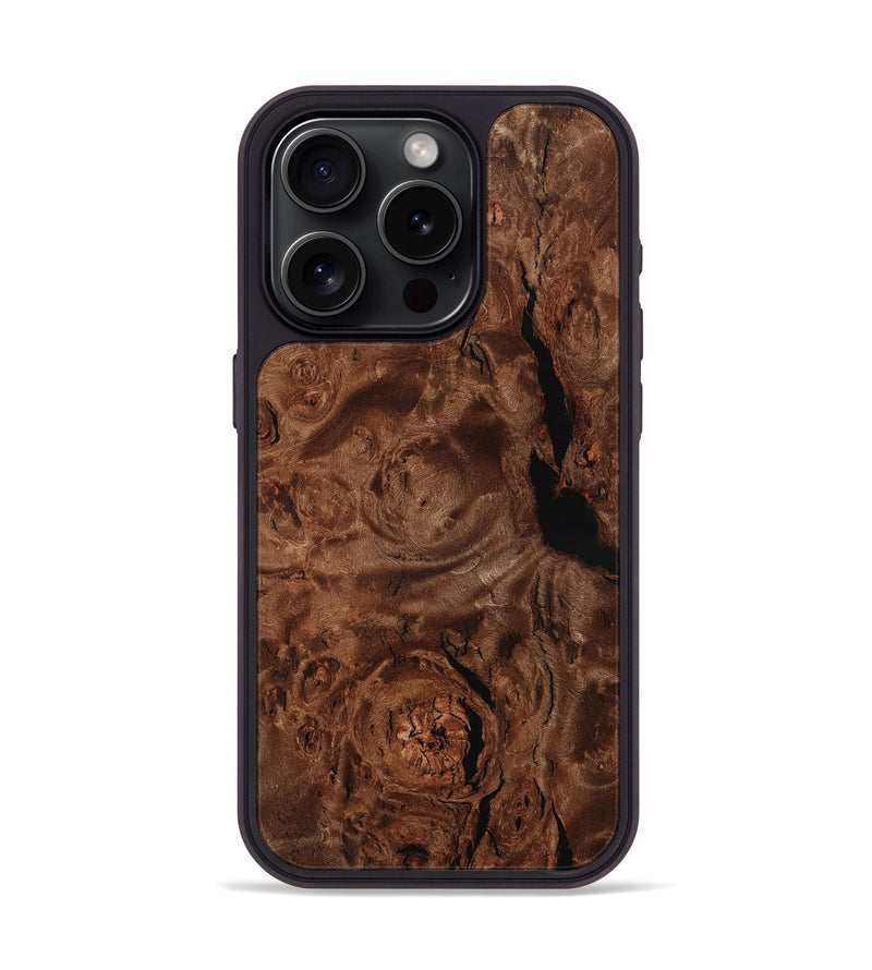 iPhone 15 Pro Wood Phone Case - Zainab (Wood Burl, 801550)