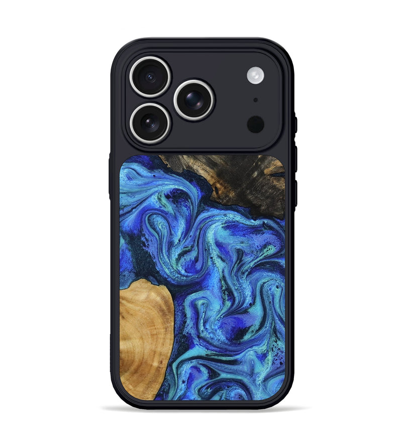 iPhone 17 Pro Wood Phone Case - Kermit (Blue, 801555)