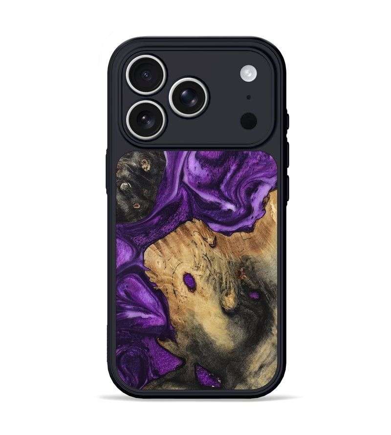 iPhone 17 Pro Wood Phone Case - Corbin (Purple, 801620)