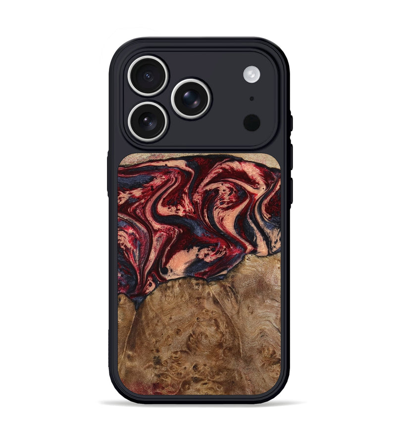 iPhone 17 Pro Wood Phone Case - Hayes (Red, 801627)