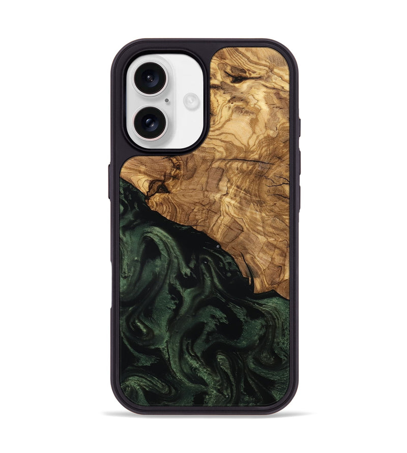 iPhone 17 Wood Phone Case - Johan (Ancient Olive, 801699)