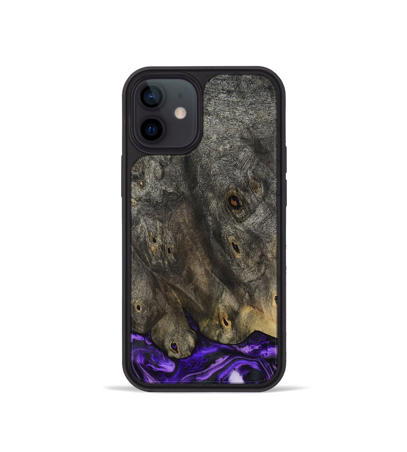 iPhone 12 mini Wood Phone Case - Infant (Purple, 801732)