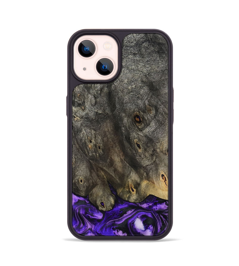 iPhone 14 Wood Phone Case - Infant (Purple, 801732)