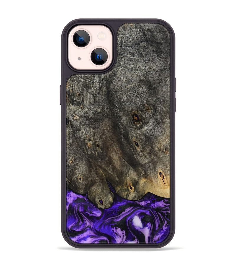 iPhone 14 Plus Wood Phone Case - Infant (Purple, 801732)