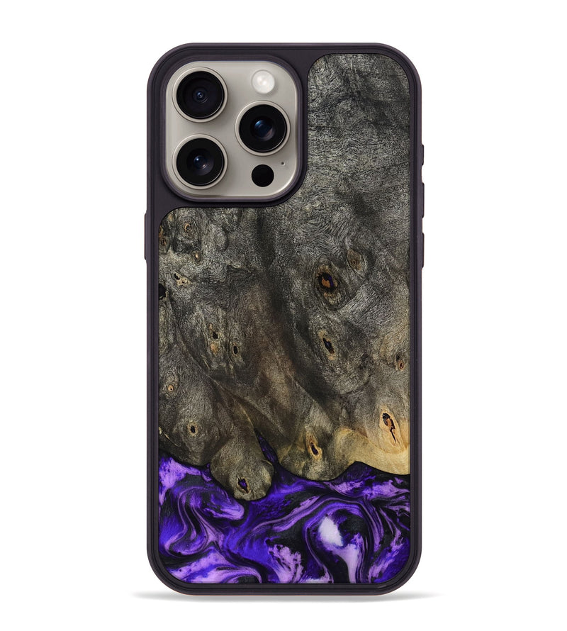 iPhone 15 Pro Max Wood Phone Case - Infant (Purple, 801732)