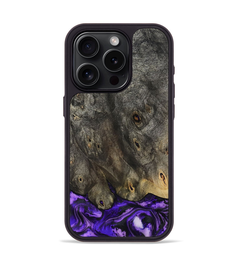 iPhone 15 Pro Wood Phone Case - Infant (Purple, 801732)