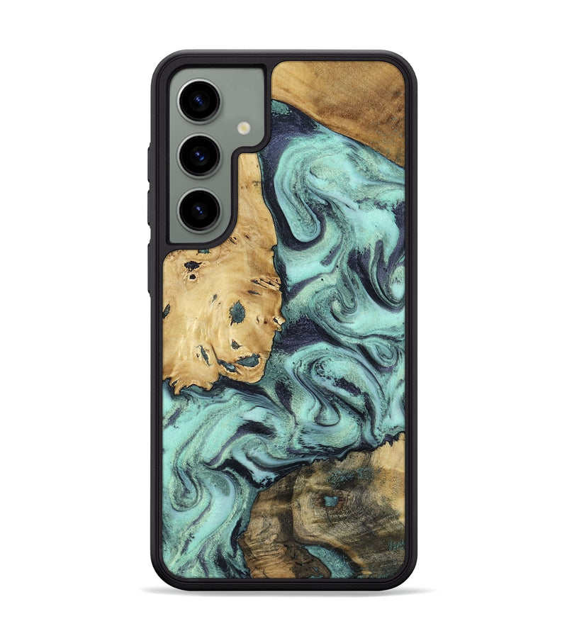 Galaxy S24 Plus Wood Phone Case - Shirlee (Green, 801785)