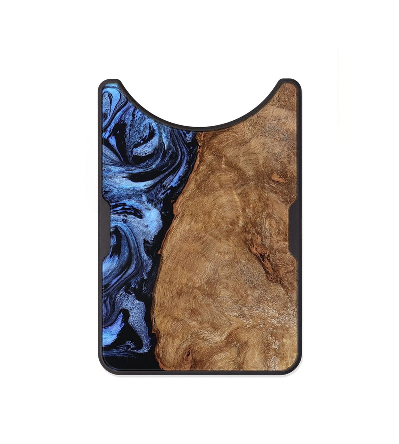 Alloy Wood Wallet - Stephan (Blue, 801802)