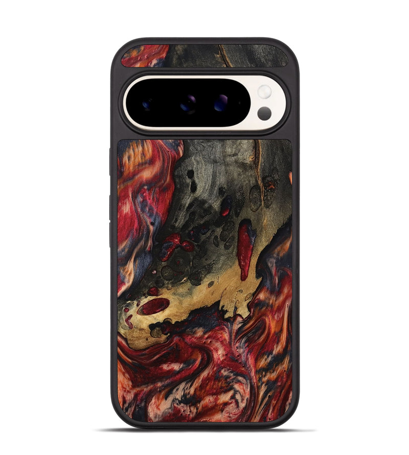 Pixel 9 Pro Wood Phone Case - Myrtis (Red, 801866)