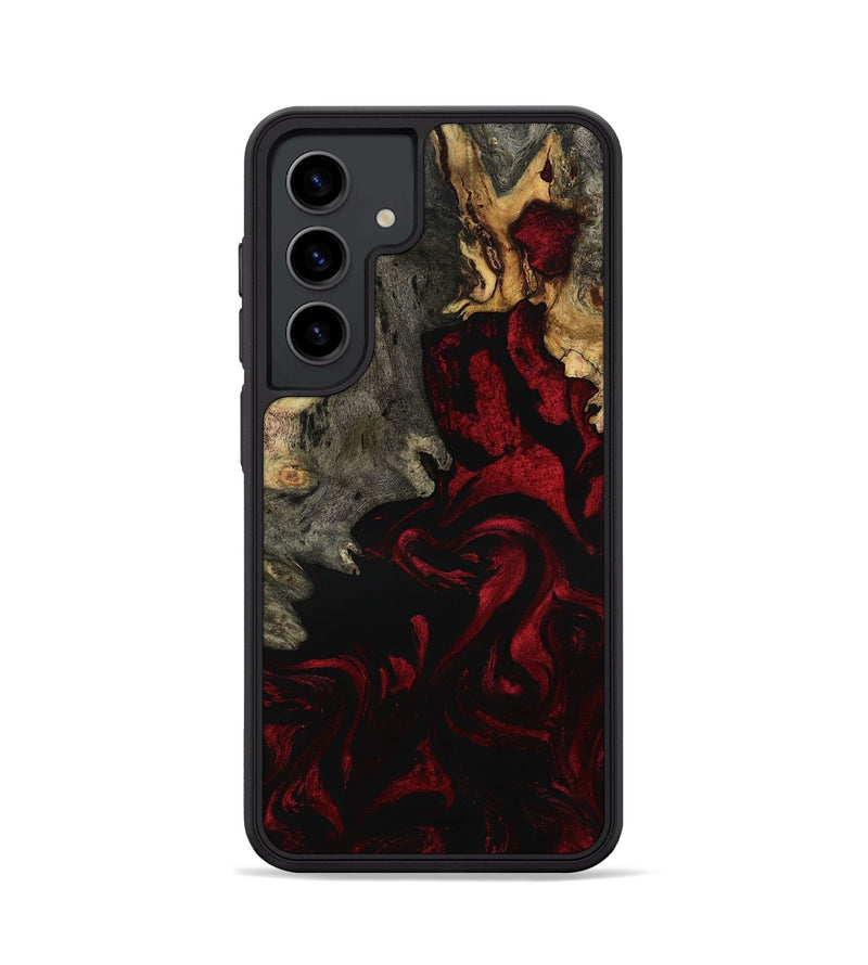 Galaxy S24 Wood Phone Case - Adeline (Red, 801868)