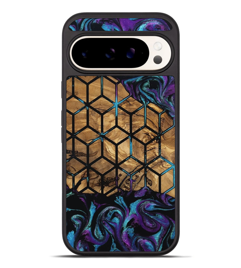 Pixel 10 Pro XL Wood Phone Case - Diamond (Pattern, 801922)