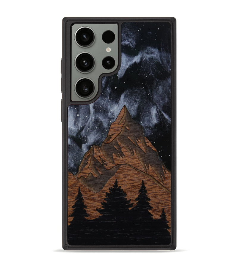 Galaxy S23 Ultra Wood Phone Case - Everest Silver (Terrain)