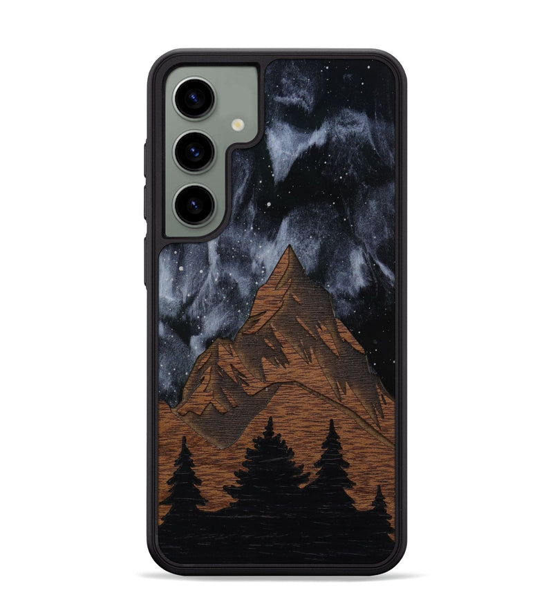 Galaxy S24 Plus Wood Phone Case - Everest Silver (Terrain)