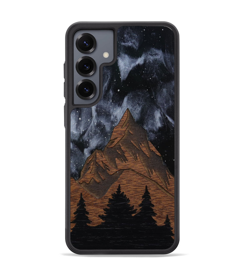 Galaxy S25 Plus Wood Phone Case - Everest Silver (Terrain)