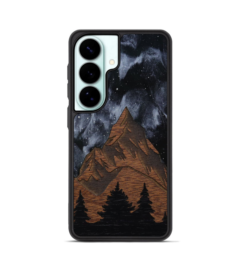 Galaxy S26 Wood Phone Case - Everest Silver (Terrain)
